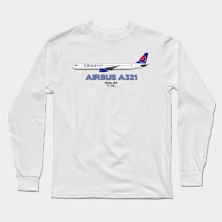 Airbus A321 - Onur Air Long Sleeve T-Shirt